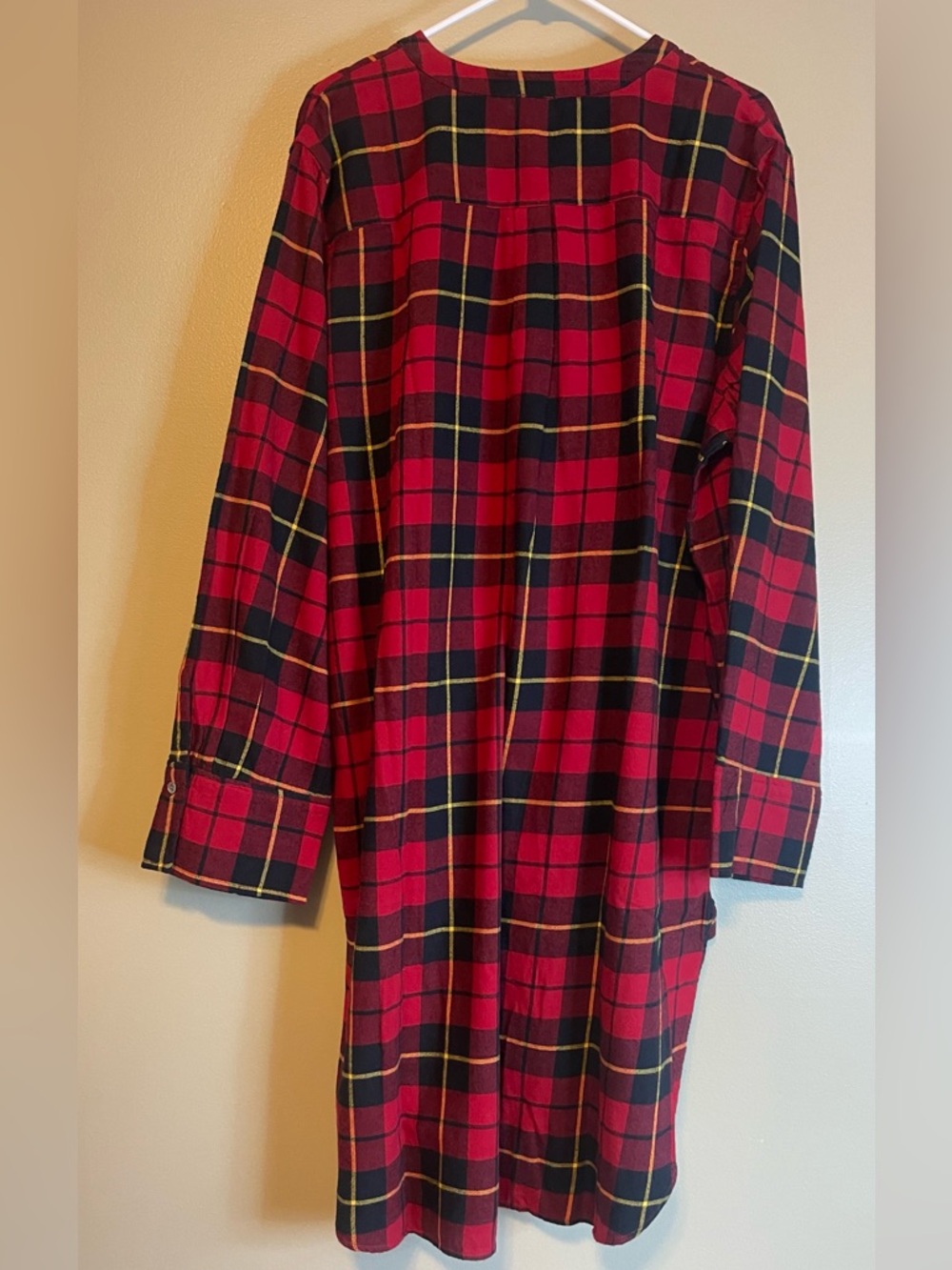 NWT Polo by Ralph Lauren 100% Cotton Henley Long Sleep Shirt Dress - Picture 6 of 9